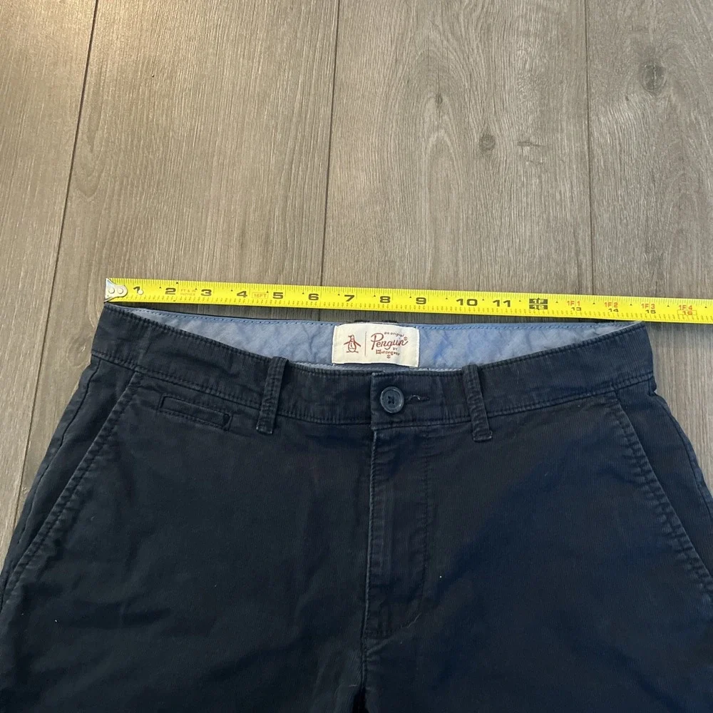 Penguin by Munsingwear Mens Sz 29 Chino Shorts Dark Blue